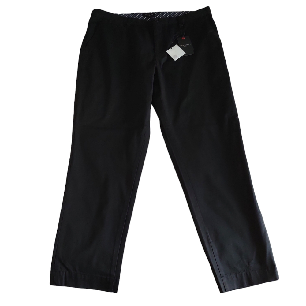 NWT Ted Baker London 36R Black Camburn Regular Fit Trouser